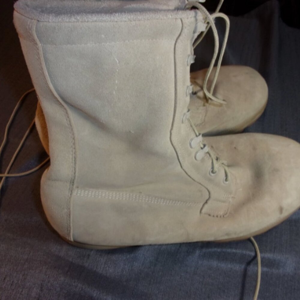 USGI TAN SAND MILITARY ARMY ISSUE GORE-TEX 08-D-104 12.5W BOOTS SV 29 - Picture 6 of 9
